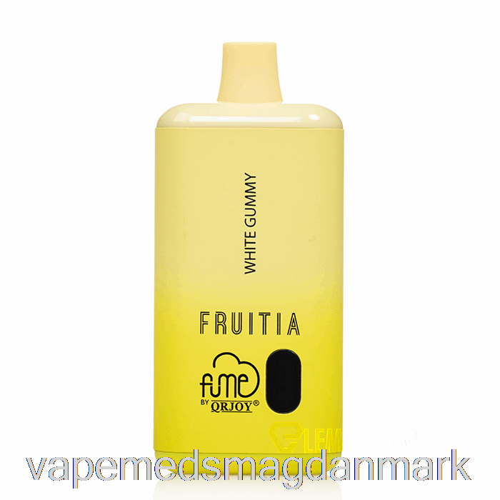 Vape Væske Fruitia X Fume 8000 Engangs Hvid Gummiagtig